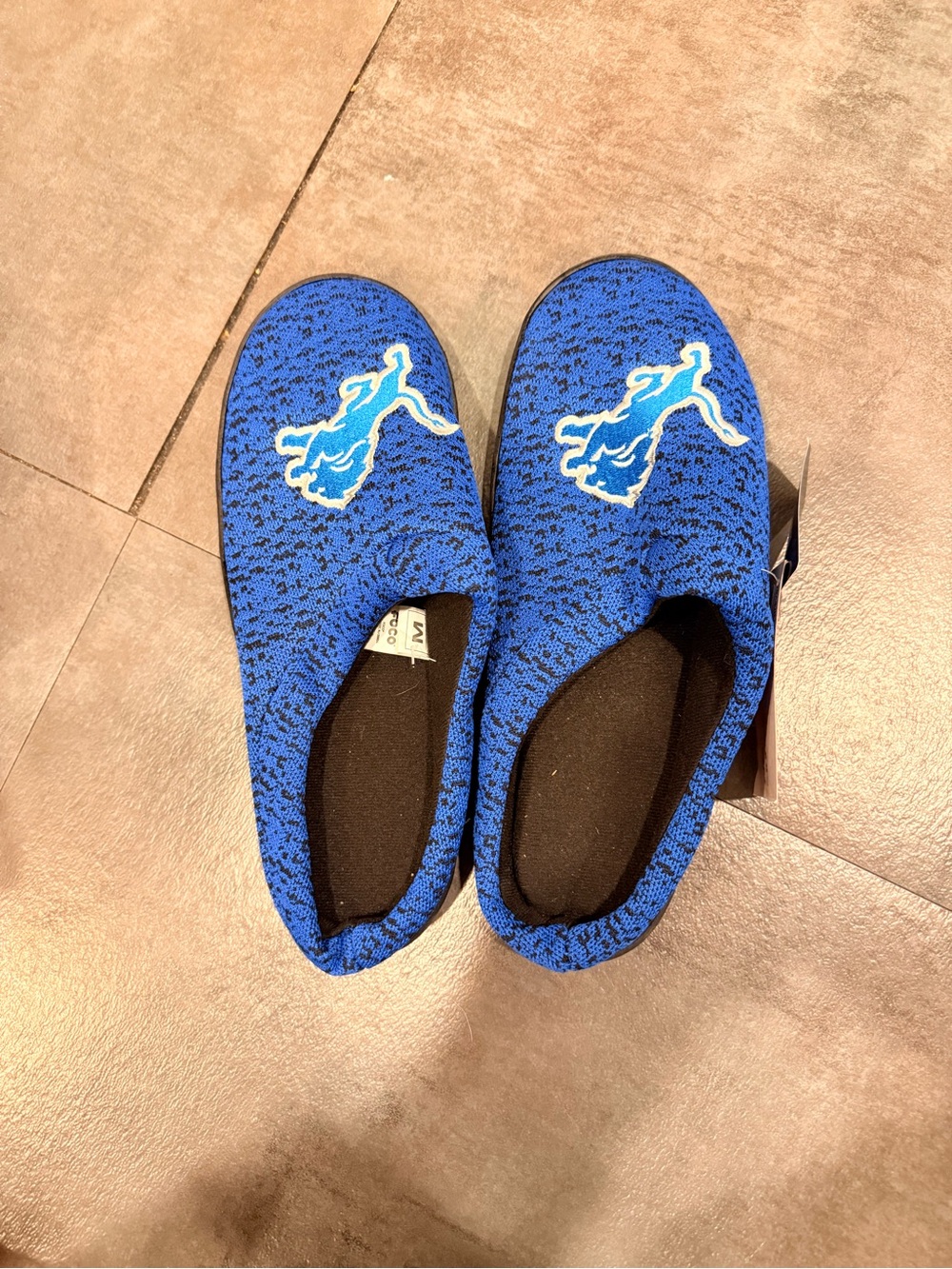 NFL Blue & Black Knit Slip-On men/women Slippers